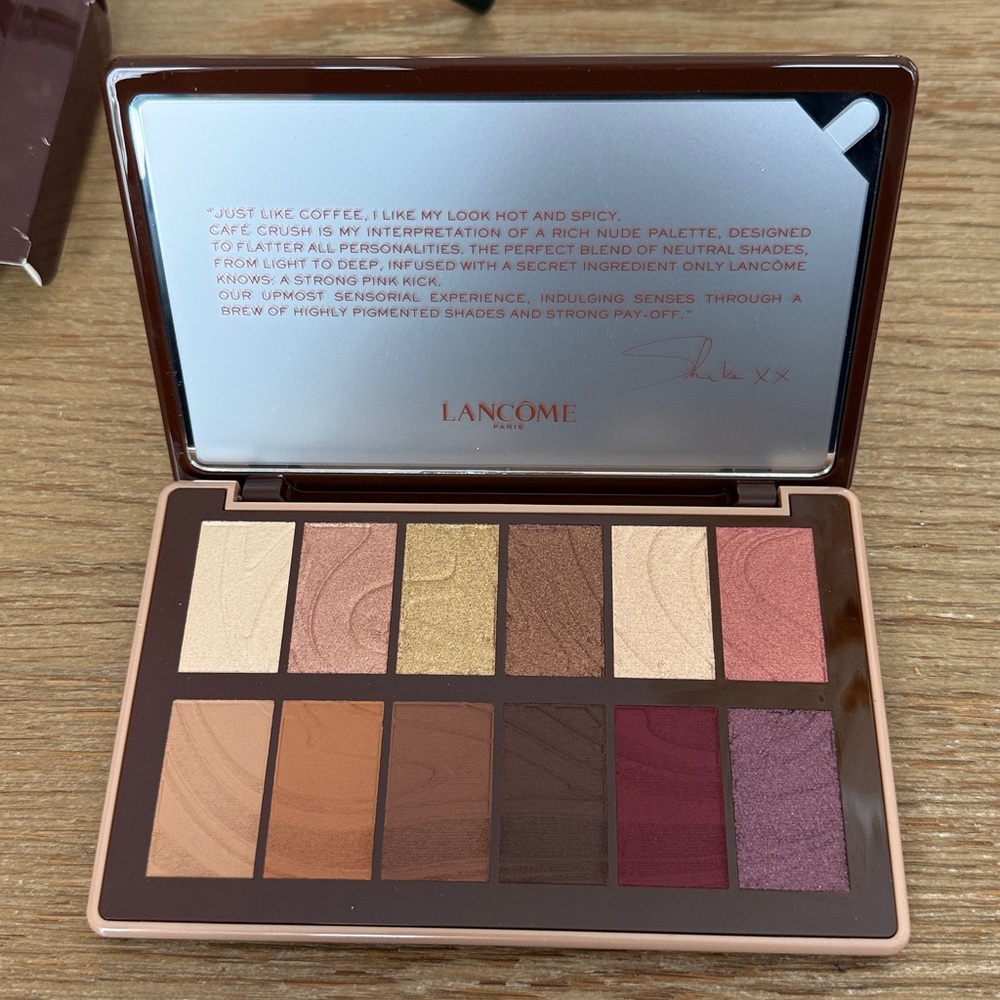 NWT Lancôme x Sheila Daley  Idôle Café Crush Palette
